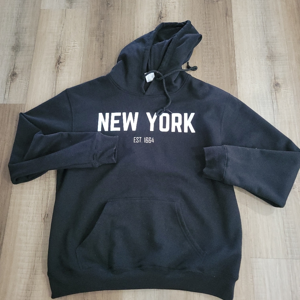 New York Black Hoodie